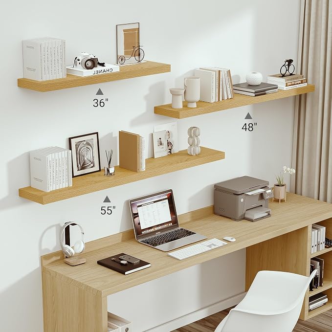 Vivelove 55 inch Long Floating Shelves - Image 5