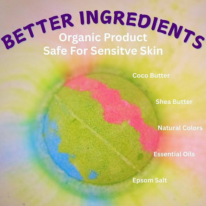 EvolutionUSA 1pc Epic Superhero Bath Bombs - Image 5