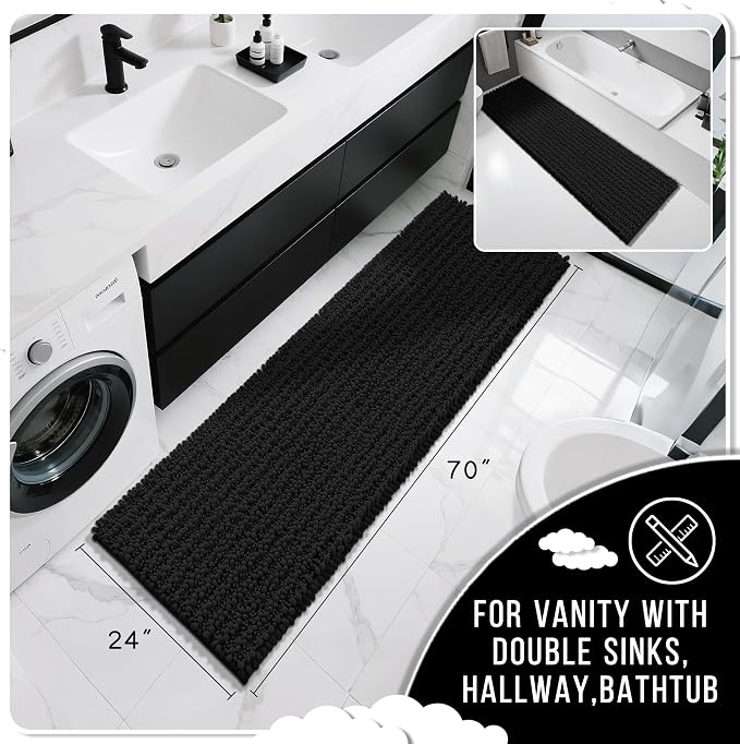 Yimobra Bathroom Runner Rug 70x24 Inch - Image 2