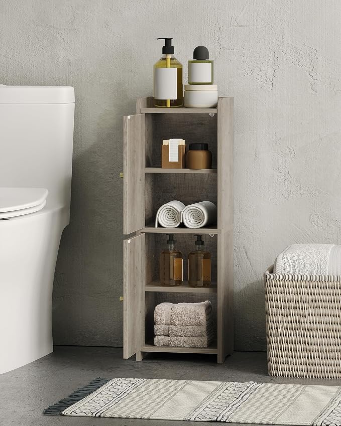 Bathroom Storage Cabinet, Corner Floor Cabinet - Image 3