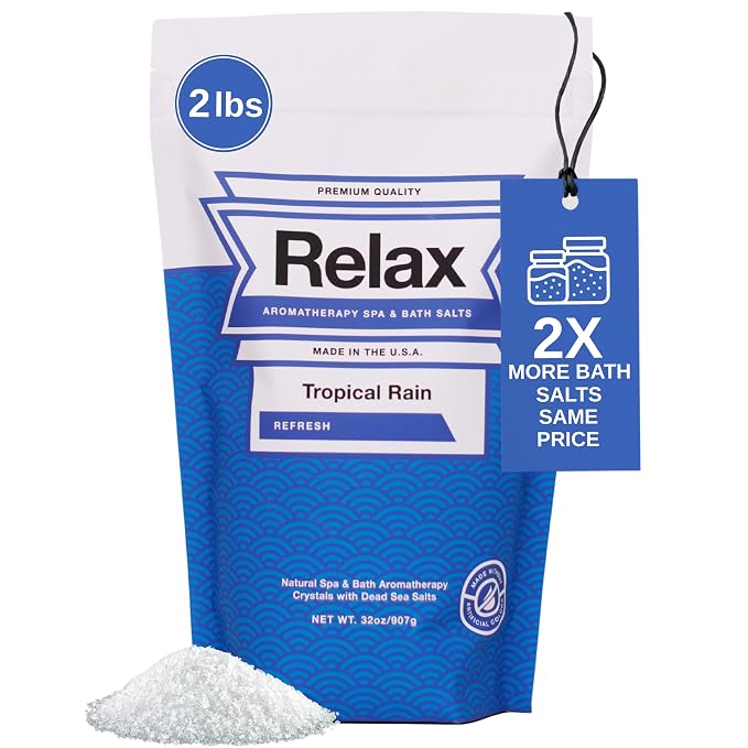 Relax Spa & Bath, Epsom & Dead Sea Salts, Aromatherapy Bath Salts by RelaxSpaBath