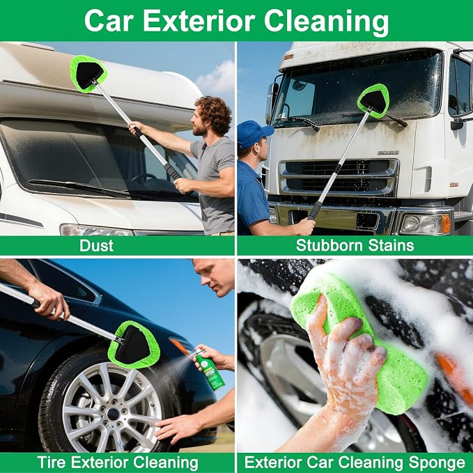XINDELL 29-inch Windshield Cleaner Tool – Car Interior Window Cleaning Kit - Image 6