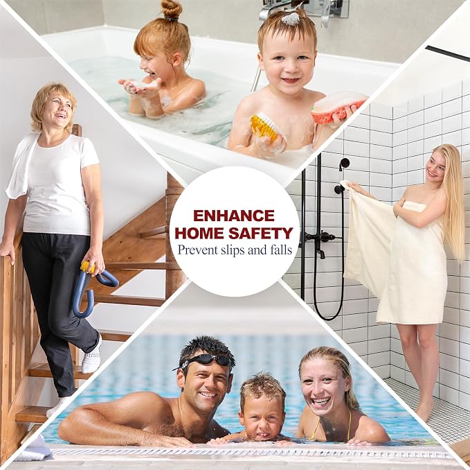28 PCS Shower Floor Non Slip Stickers - Image 7