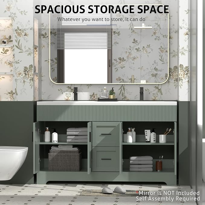 eclife 60" Bathroom Vanities Sink Combo - Image 4