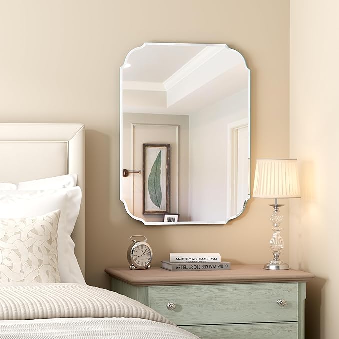 Silver Wall Mirror-Beveled Edge Frameless Mirror - Image 8