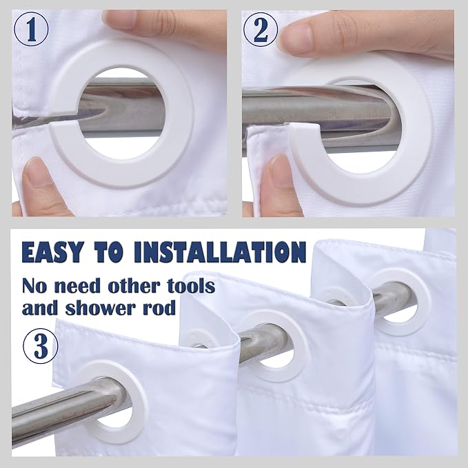 Conbo Mio No Hook Shower Curtain - Image 6