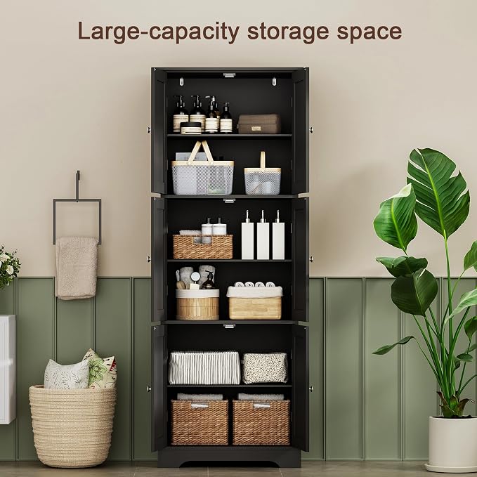 ChooChoo Tall Bathroom Storage Cabinet - Image 4