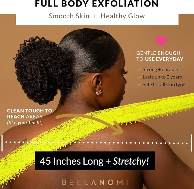 BELLANOMI African Exfoliating Net Sponge, Ethically sourced from Nigeria - Image 7