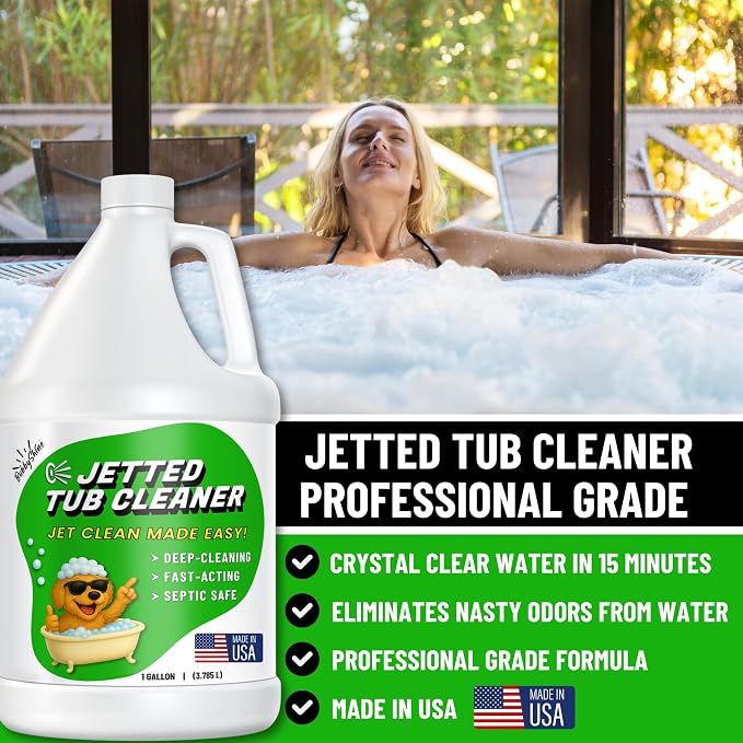 Jetted Tub Cleaner for Whirlpool & Jacuzzi Baths – Deep Jet Line & Pipe Flush - Image 2