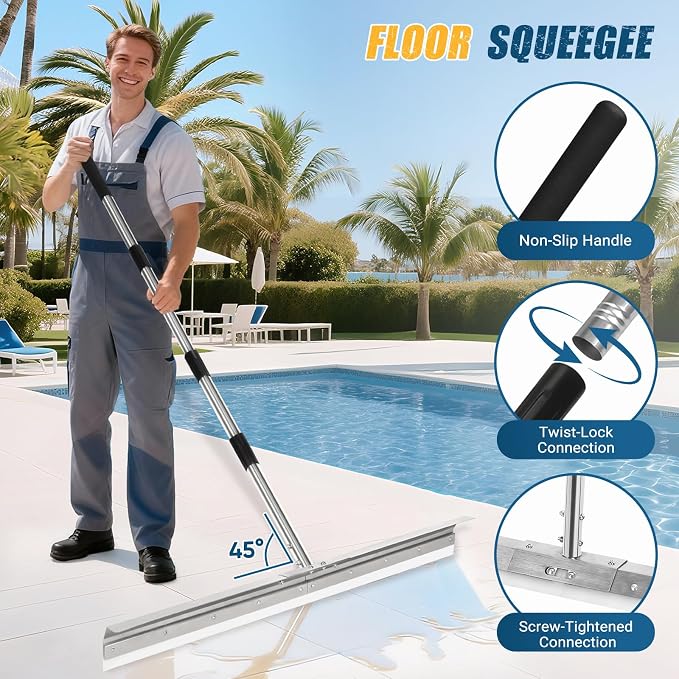 CAROD 33.4" Heavy Duty Floor Squeegee - Image 3