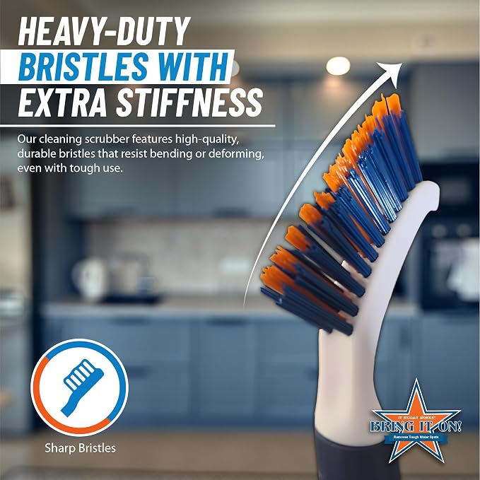 Bring It On Grout Cleaning Brush Crevice Cleaning Brush - Image 2