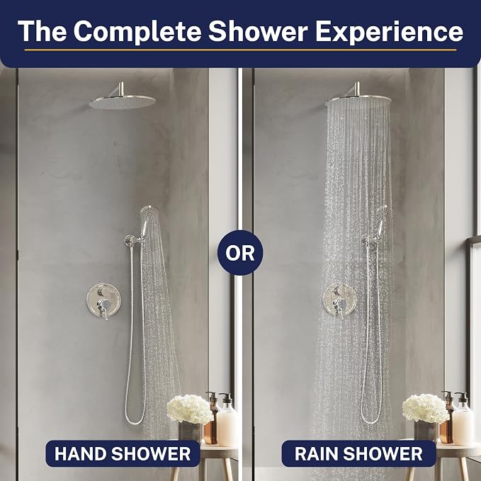 HammerHead Solid Metal Rain Shower System Set - Image 2