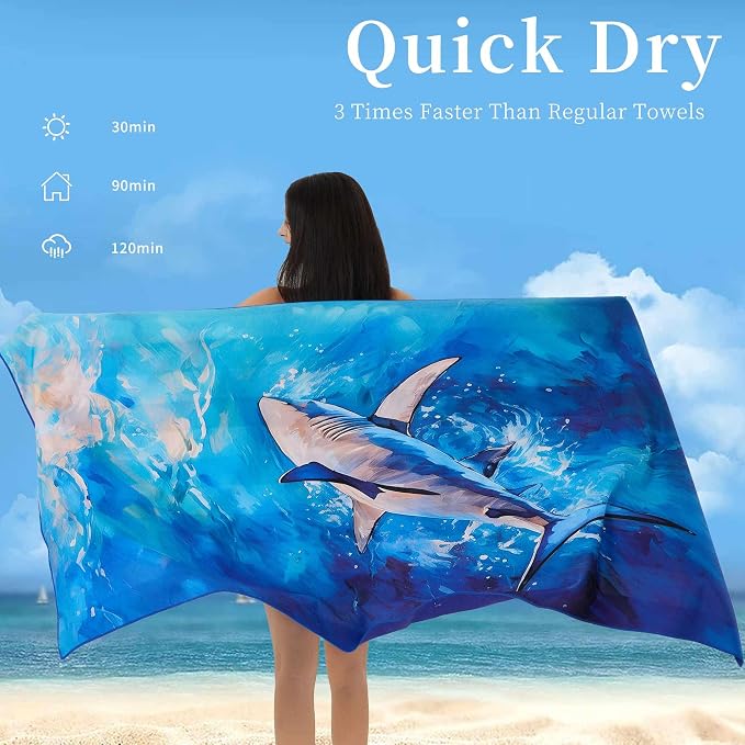 Microfiber Extra Large, Oversized Turtle Beach Towels - Image 6