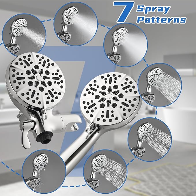 Dual Shower Faucet Set With Tub Spout - Image 4