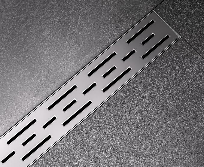 HEATGENE 36-Inch Linear Shower Drain in Brushed - Image 5