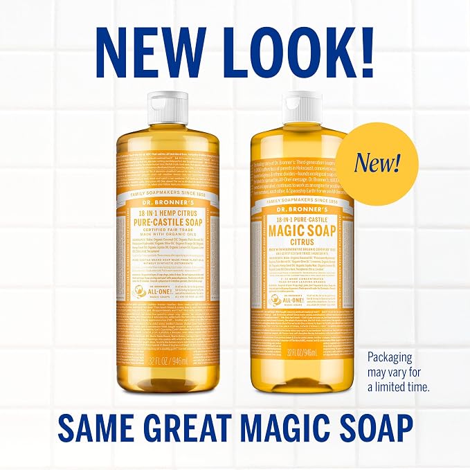 Dr. Bronner's Magic Soap-Pure-Castile Liquid Soap-Regenerative Organic - Image 2
