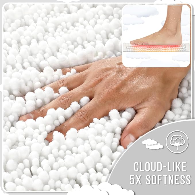 Yimobra Bathroom Rugs Sets 2 Piece - Image 2