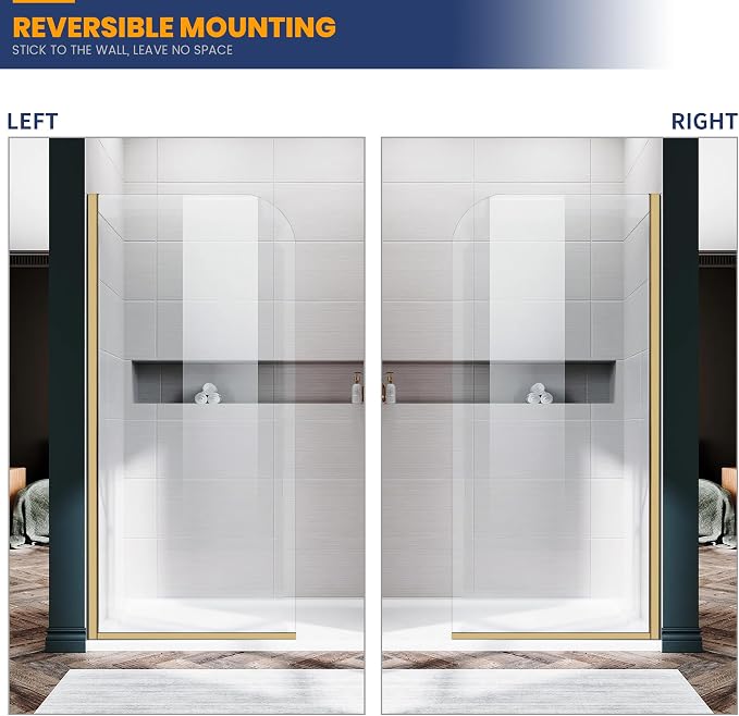 Glass Shower Panel, Simple Shower Door Panel - Image 7