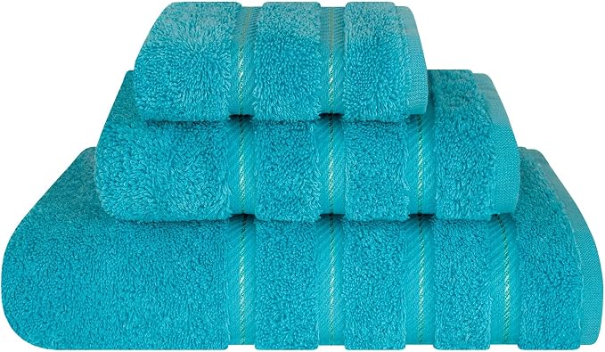 American Soft Linen Premium 3 Piece Towel Set, 1 Bath Towel 1 Hand Towel 1 by AmericanSoftLinen