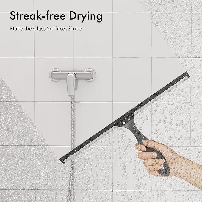 AmazerBath Shower Squeegee for Glass Doors, All-Purpose Squeegee - Image 4