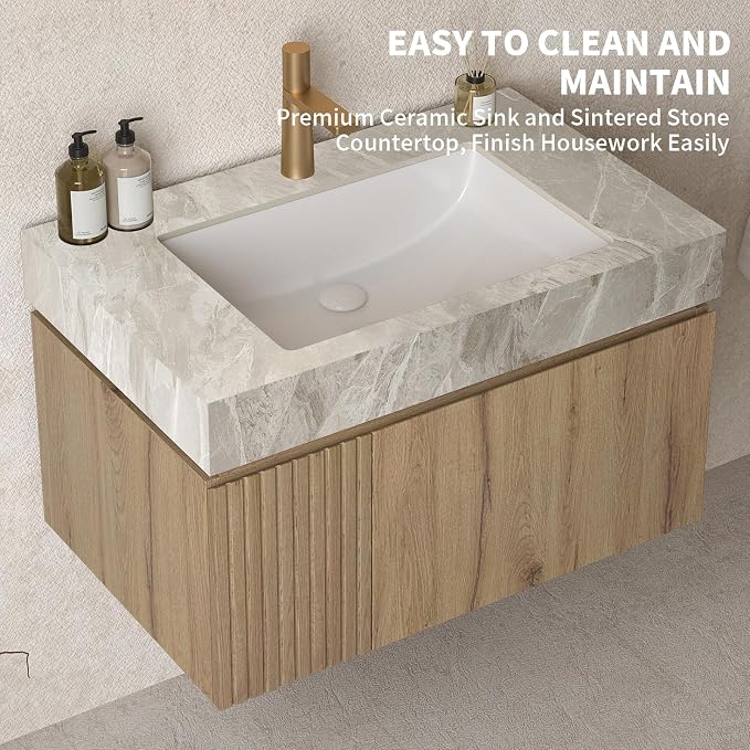 LKTART Floating 30 Inch Bathroom Vanity - Image 3