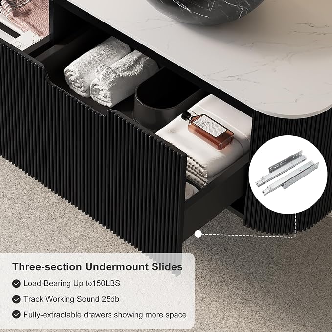 60" Floating Bathroom Vanity - Image 5