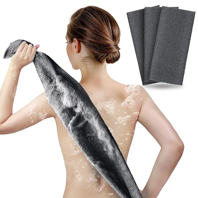 ARCH&M Exfoliating Washcloth, Japanese Bath Towel, Korean Exfoliation Scrub by ARCHM