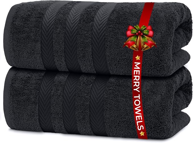 RIVERSIDE Pack of 2 Extra Large Bath Sheets 35 x 70 Inches by RIVERSIDE