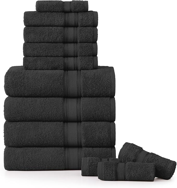 LANE LINEN 12 Pack Premium Towels by LaneLinen