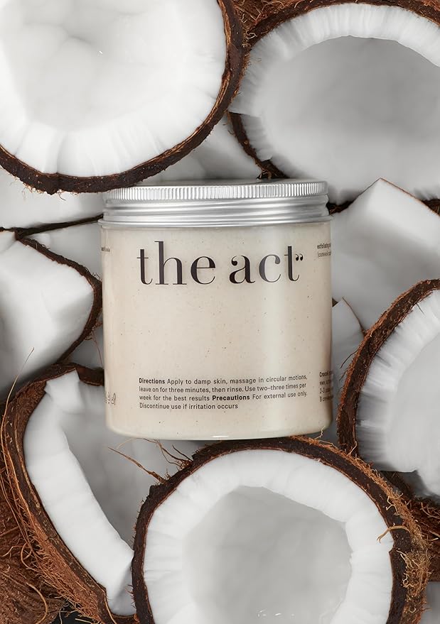 Exfoliating Body Scrub with Sea Salt & Coconut by theact