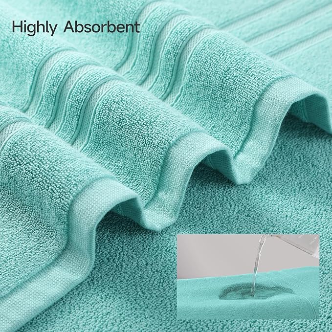 REDKISS 6 Piece Luxury Bath Towel Set - Image 5