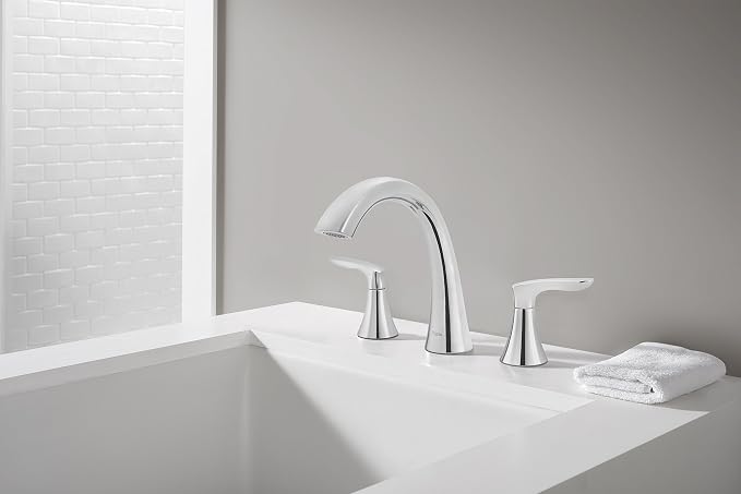 Pfister Weller Roman Tub Trim, Valve Not Included, 3-Hole Install, Polished - Image 6