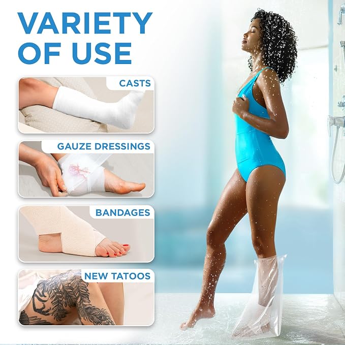 100% Waterproof Cast Covers for Shower Leg - Image 5
