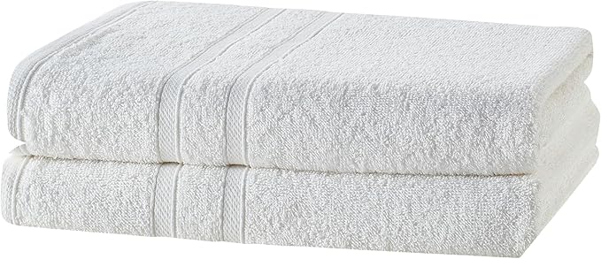 CLOROX Bleach Friendly Towels, Quick Dry, 100% Cotton Bath Towels, Highly - Image 8
