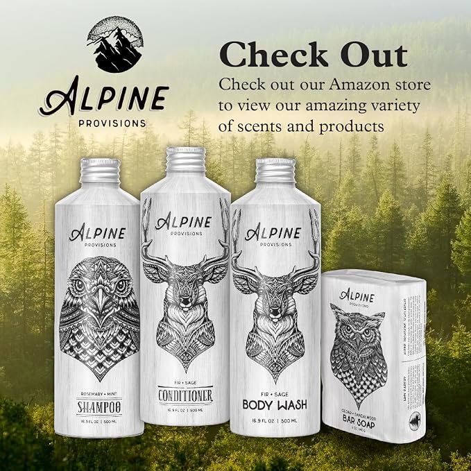 Alpine Provisions Natural Fir & Sage Moisturizing Body Wash – Refreshing - Image 7