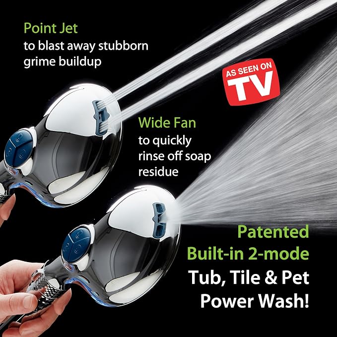 AquaCare 4X High Pressure 10-mode Filter Handheld Shower Head - Image 3