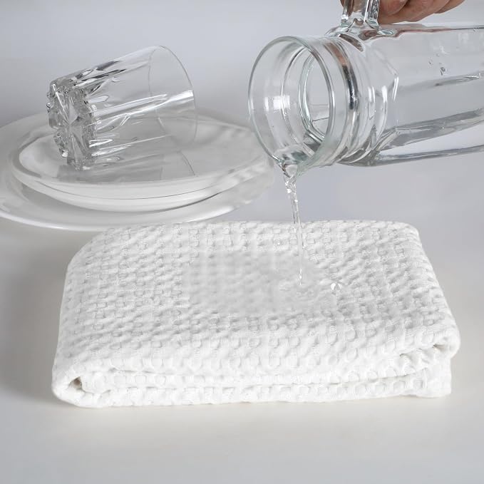 Native Fab 4-Pack Premium Waffle Kitchen Towels - Image 4