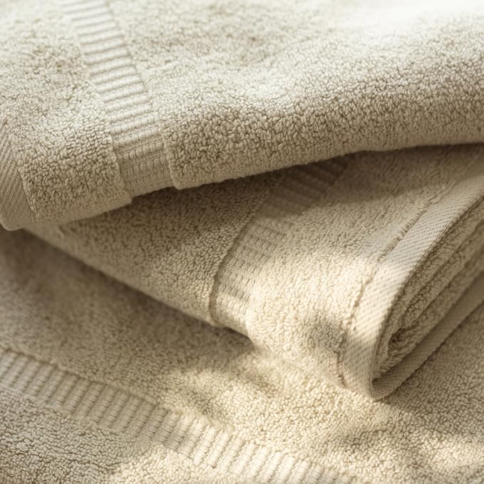 SALBAKOS 100% Turkish Cotton Hand Towel Set of 6 16x30 inch | Heirloom Quality - Image 3