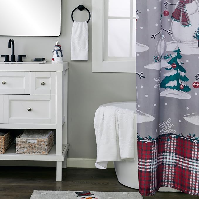 SKL Home Christmas/Winter Subtle Snowflakes Hand Towel 2pc Set - Image 4