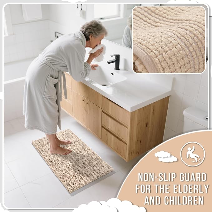 Yimobra Bathroom Runner Rug 55x24 Inch - Image 7