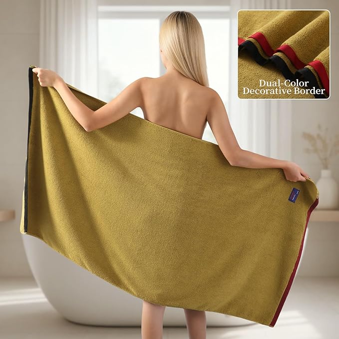 REDKISS 2 Pack 100% Cotton Bath Towels - Image 2