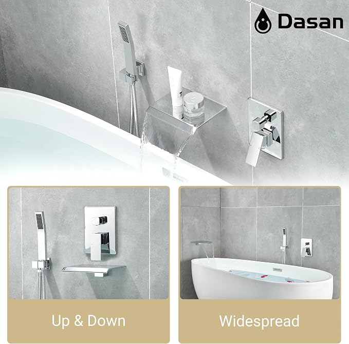 Upgraded Wall Mount Tub Filler Faucet - Image 3