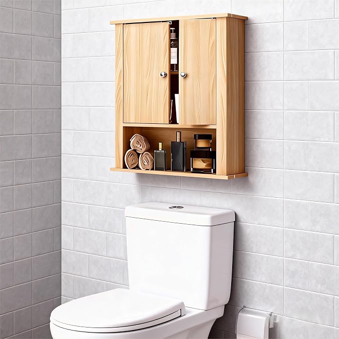 Bathroom Cabinet Wall Mount, Over The Toilet Storage Cabinet, Medicine Cabinet - Image 8