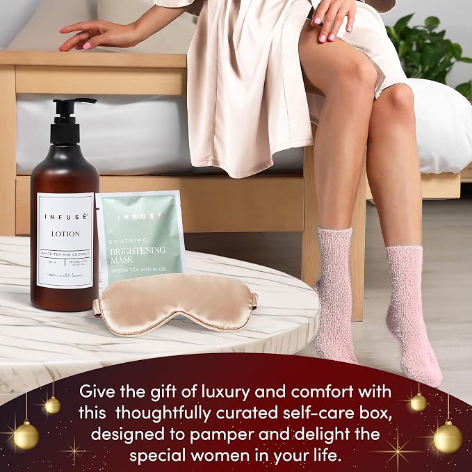 10-Piece Spa Gift Box for Women | Self-Care Set - Image 4