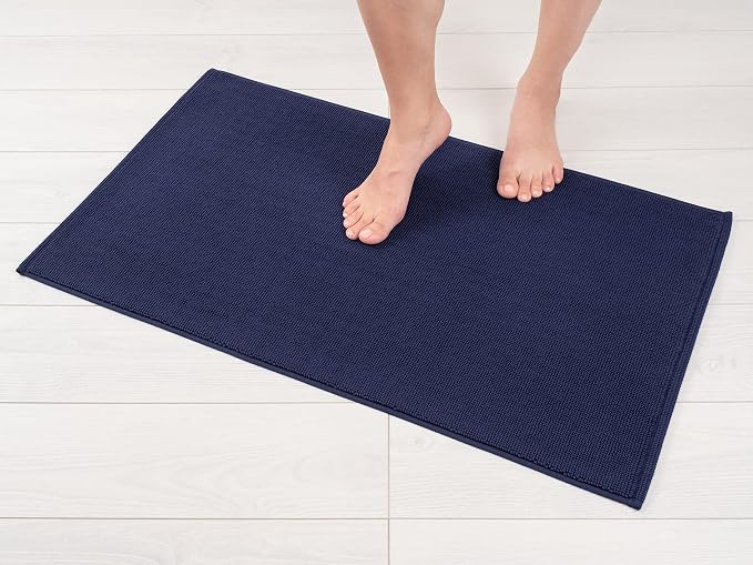 American Soft Linen Bath Rug, 20 in 34 in 100% Cotton Bath Mats Rugs by AmericanSoftLinen