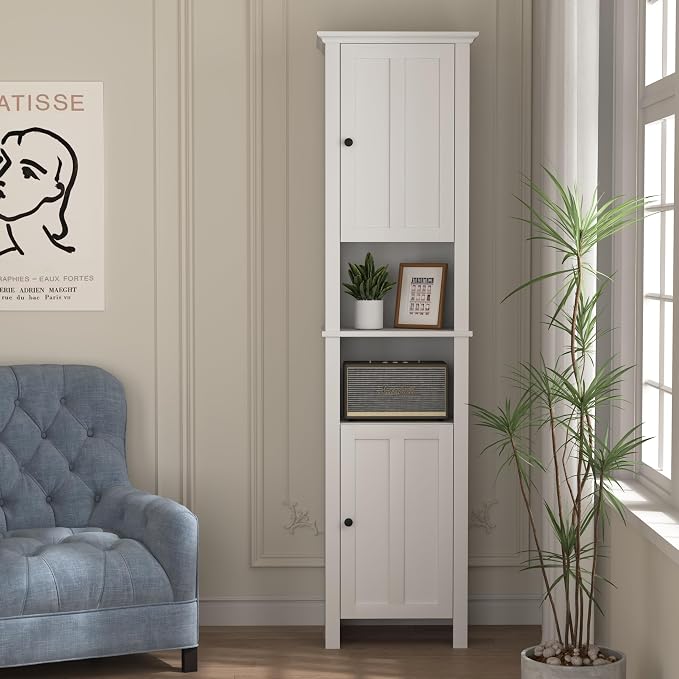 Tall Bathroom Storage Cabinet - Image 6