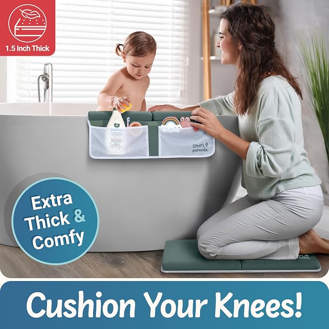 Baby Bath Kneeler and Elbow Rest Pad Set - Image 2