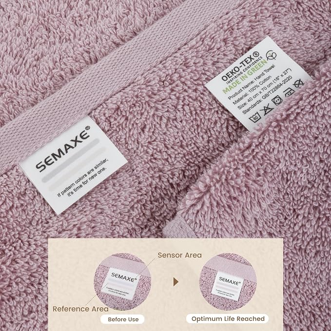 SEMAXE 4-Pack Luxury Bath Towels - Image 4