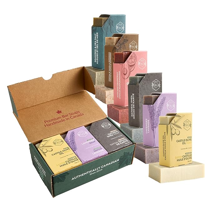 Crate 61 Organics, Handmade in Canada, Plant Based Cold Process Natural Bar Soap by Crate61Organics