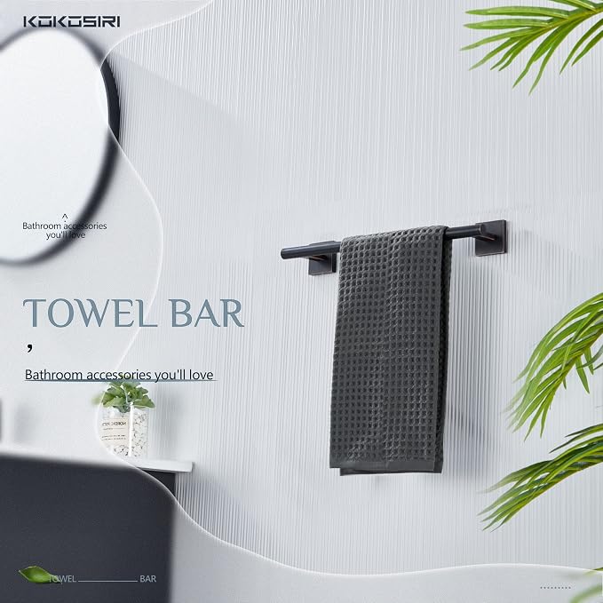 KOKOSIRI Hand Towel Bar Bathroom Towel Holder - Image 6